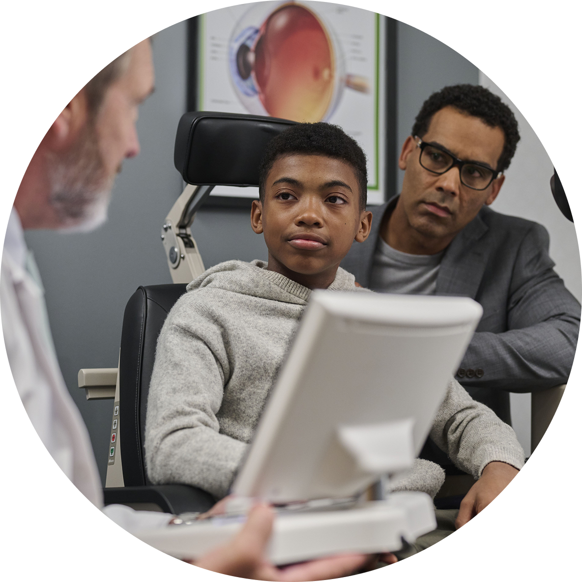 Contact lens exam vs. Regular eye exam